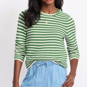 41 Hawthorn Maren Crewneck Long Sleeve Sweater Green Size L NWT $ 78